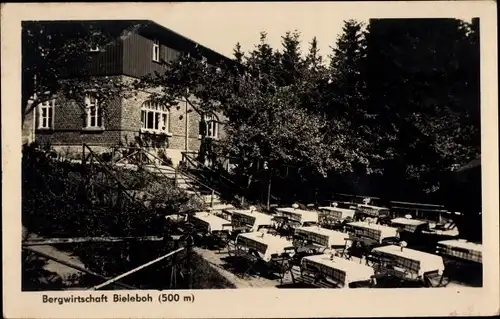 Foto Ak Beiersdorf in der Oberlausitz, Bieleboh, Bielebohbaude, Bergwirtschaft