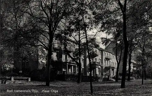 Ak Bad Liebenstein im Thüringer Wald, Haus Olga