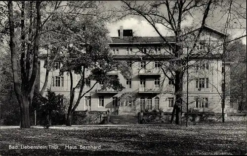 Ak Bad Liebenstein im Thüringer Wald, Haus Bernhard