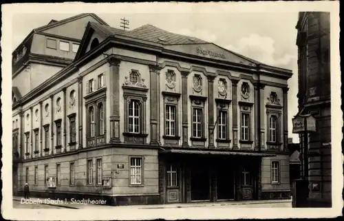 Ak Döbeln in Sachsen, Stadttheater