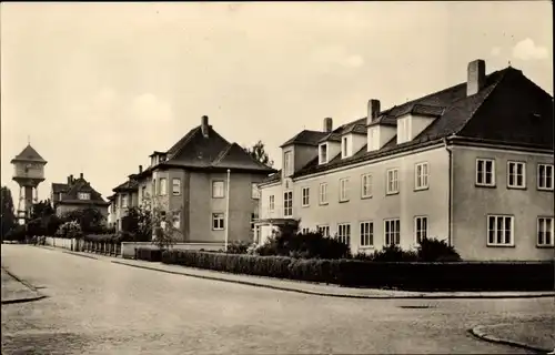 Ak Groitzsch in Sachsen, Friedrich-Ebert-Straße und Landambulatorium