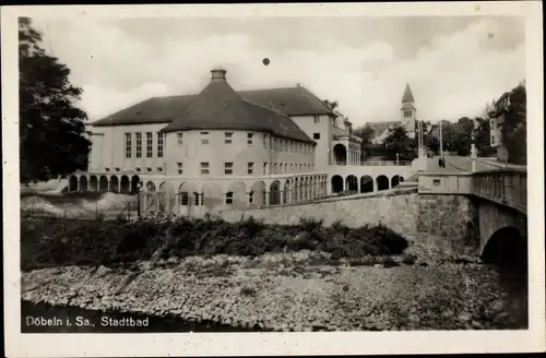 Ak Döbeln in Sachsen, Stadtbad