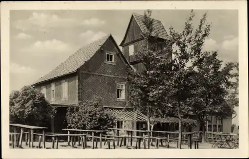 Ak Riechheim Elleben in Thüringen, Riechheimer Berg, Gaststätte