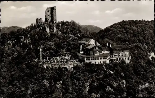 Ak Königswinter am Rhein, Drachenfels, Hotel Restaurant, Ruine