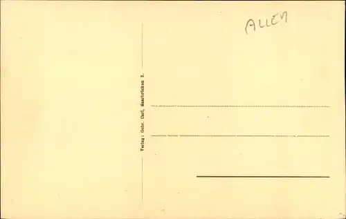 Ak Saarbrücken im Saarland, Schloss mit Bismarck-Denkmal