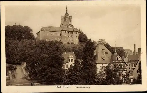 Ak Bad Cleve Kleve am Niederrhein, Schwanenburg
