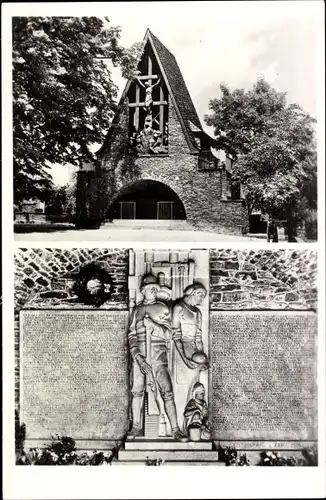 Ak Lauter Bernsbach im Erzgebirge Sachsen, Glocken-Ehrenmal