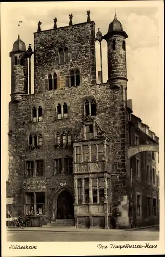 Ak Hildesheim in Niedersachsen, Das Tempelherren-Haus