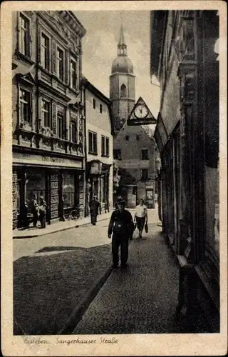 Ak Lutherstadt Eisleben, Sangerhauser Straße