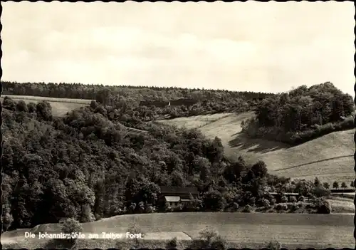 Ak Haynsburg Wetterzeube im Burgenlandkreis, Ferienheim Johannismühle, Zeitzer Forst