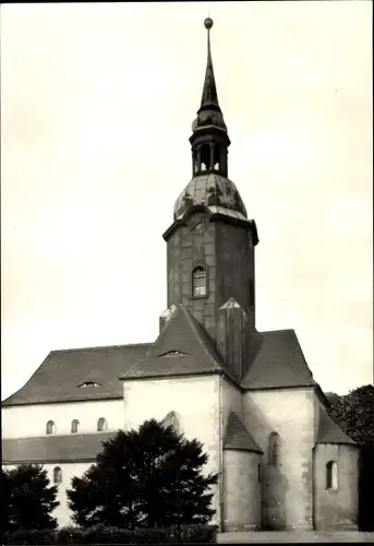 Ak Bad Lausick in Sachsen, Romanische St. Kilianskirche, erbaut 1105