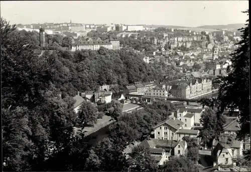 Foto Ak Greiz im Vogtland, Ortsansicht