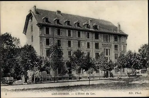 Ak Gérardmer Lothringen Vosges, Hotel du Lac