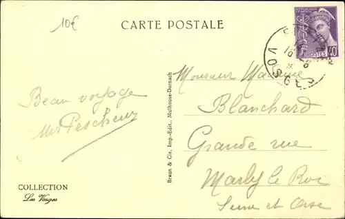 Ak Fraize Vosges, Grand Hotel