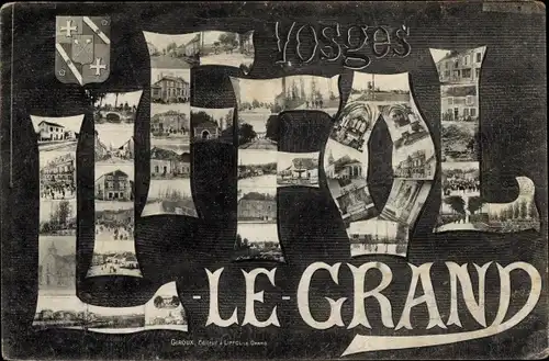 Buchstaben Ak Liffol le Grand Lothringen Vosges, Ortsansichten