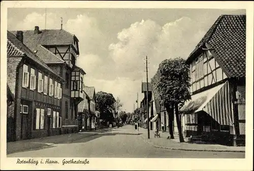 Ak Rotenburg Wümme, Goethestraße
