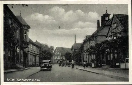 Ak Soltau in der Lüneburger Heide, Straßenpartie