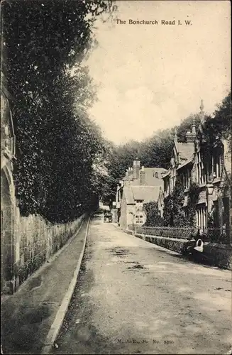 Ak Isle of Wight England, Bonchurch Road