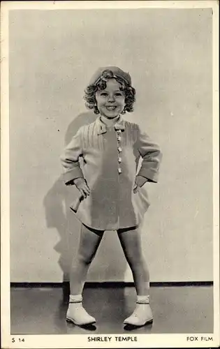 Ak Schauspielerin Shirley Temple, Portrait, Fox Film, S 14