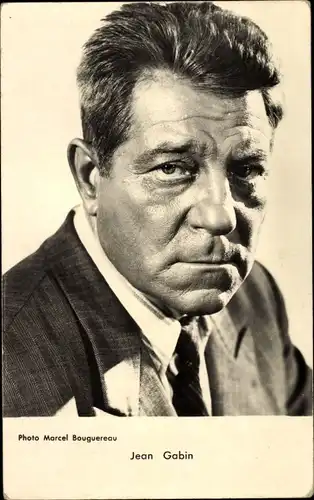 Ak Schauspieler Jean Gabin, Portrait