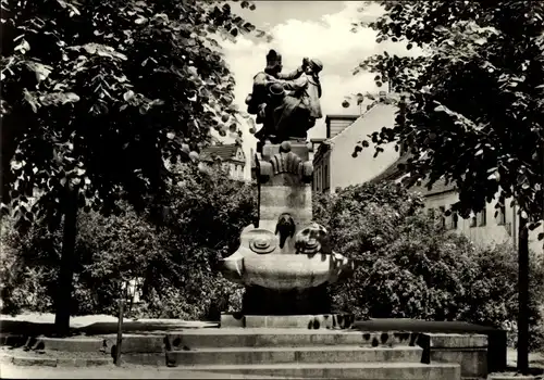 Ak Altenburg in Thüringen, Skatbrunnen