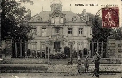 Ak Neuilly en Thelle Oise, Les Charmilles