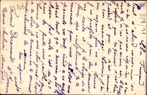 Ak Jeune fille du Sud, barbusige Frau