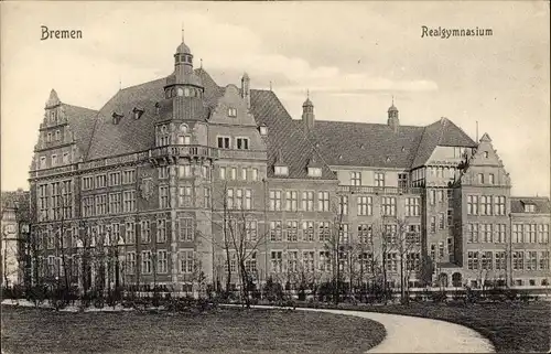 Ak Hansestadt Bremen, Realgymnasium