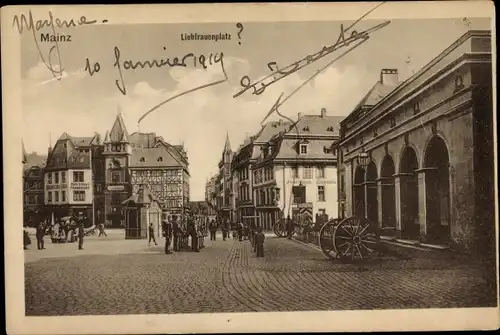 Ak Mainz am Rhein, Liebfrauenplatz