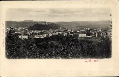 Ak Ljubljana Laibach Slowenien, Gesamtansicht