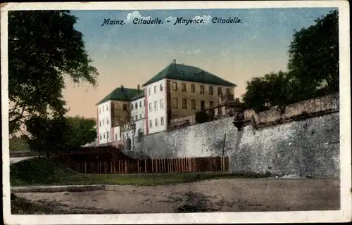 Ak Mainz am Rhein, Zitadelle