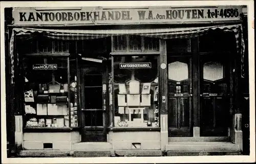 Foto Ak Rotterdam Südholland Niederlande, Kantoorboekhandel W. A. van Houten