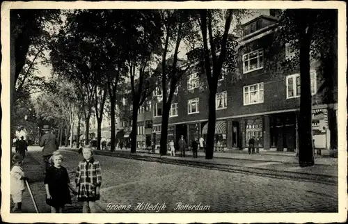 Ak Rotterdam Südholland Niederlande, Groene Hilledijk