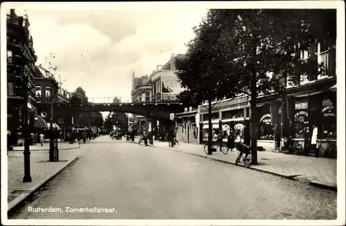 Ak Rotterdam Südholland Niederlande, Zomerhofstraat