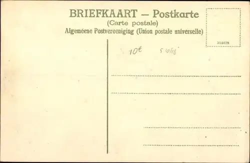 Ak Rotterdam Südholland Niederlande, Straßenbahnen auf dem Platz