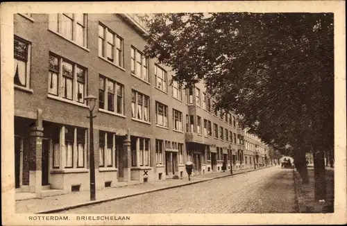 Ak Rotterdam Südholland Niederlande, Brielschelaan