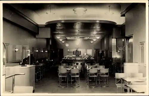 Ak Rotterdam Südholland Niederlande, Blick in Martin's Cafeteria