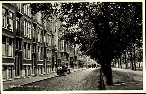 Ak Rotterdam Südholland Niederlande, Brielschelaan