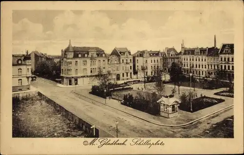 Ak Mönchengladbach am Niederrhein, Schillerplatz