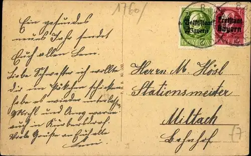 Ak Bayreuth in Oberfranken, Heldstraße