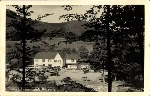 Ak Lorch im Rheingau Hessen, Gasthof Laukenmühle im Wispertal