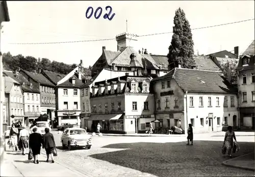 Ak Greiz im Vogtland, Puschkinplatz