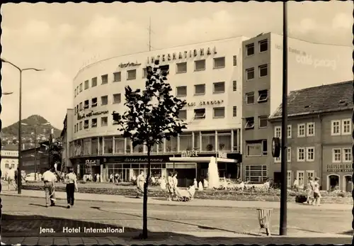 Ak Jena in Thüringen, Hotel International, Café Prag