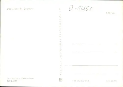 Ak Bredereiche Fürstenberg an der Havel, Straßenansicht, Wohnhäuser