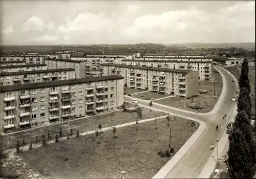 Ak Weißenfels im Burgenlandkreis, Röntgenweg, Wohnblöcke