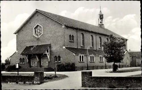 Ak Putten Gelderland, Ned. Herv. Kerk