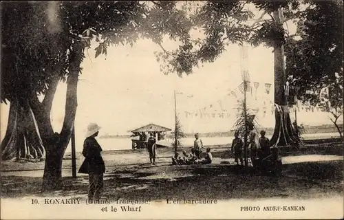Ak Conakry Guinea, L&#39;embarcadère