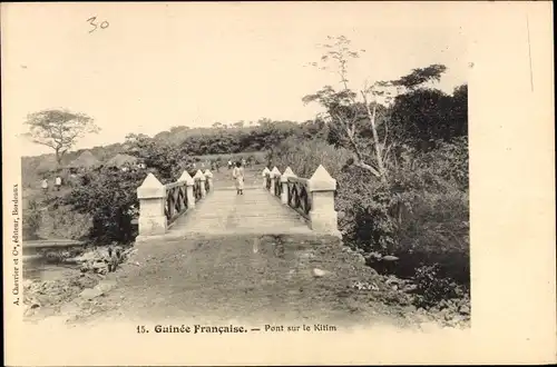 Ak-Guinea, Pont sur le Kitim