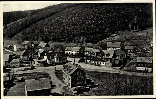 Ak Niederpöbel Schmiedeberg im Erzgebirge, Gesamtansicht