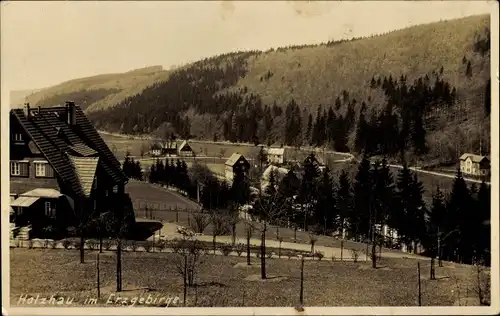 Ak Holzhau Rechenberg Bienenmühle Erzgebirge, Panorama